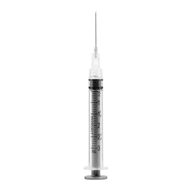 Picture of SYRINGE & NEEDLE MONO 3cc LL 22g x 1in  - 100s