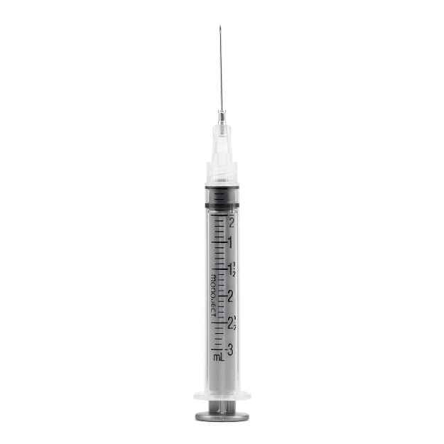 Picture of SYRINGE & NEEDLE MONO 3cc LL 23g x 1in  - 100's