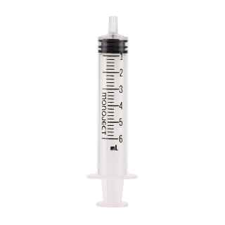 Picture of SYRINGE MONO 6cc LUER SLIP TIP - 50's (su30) 