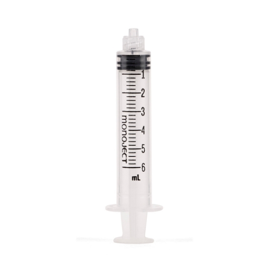 Picture of SYRINGE MONO 6cc LUER LOCK TIP - 50s 