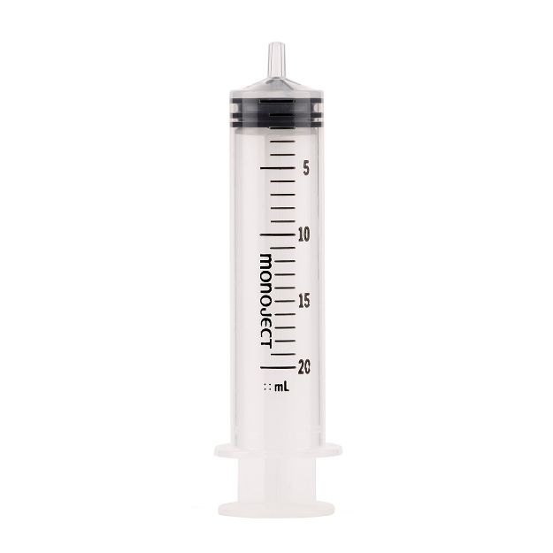 Picture of SYRINGE MONO 20cc REGULAR TIP - 50s (su12) 