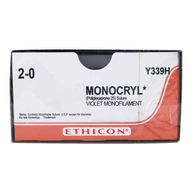 Picture of MONOCRYL 2/0 VIOLET 27in MONO CT-1 - 36`s (Y339H)