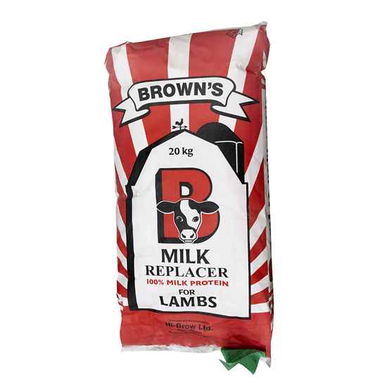 Picture of BROWNS MILK REPLACER LAMB 25-25-30 (GREEN) - 20kg