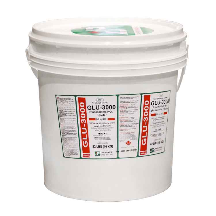 Picture of GLU 3000 GLUCOSAMINE HCL POWDER 3000mg/28.5g - 10kg/ 22lbs