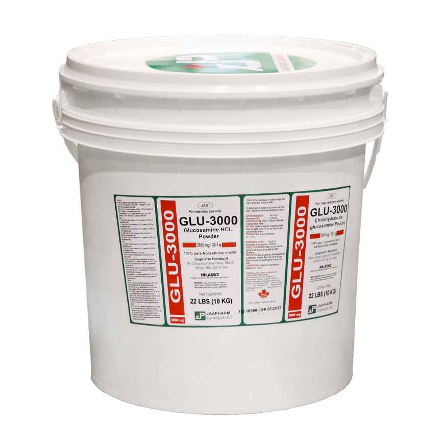 Picture of GLU 3000 GLUCOSAMINE HCL POWDER 3000mg/28.5g - 10kg/ 22lbs