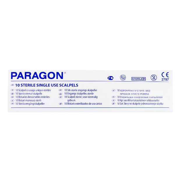 Picture of SCALPEL DISP PARAGON #10 BLADE - 10/box