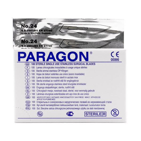 Picture of SCALPEL BLADES SS PARAGON #24 - 100s