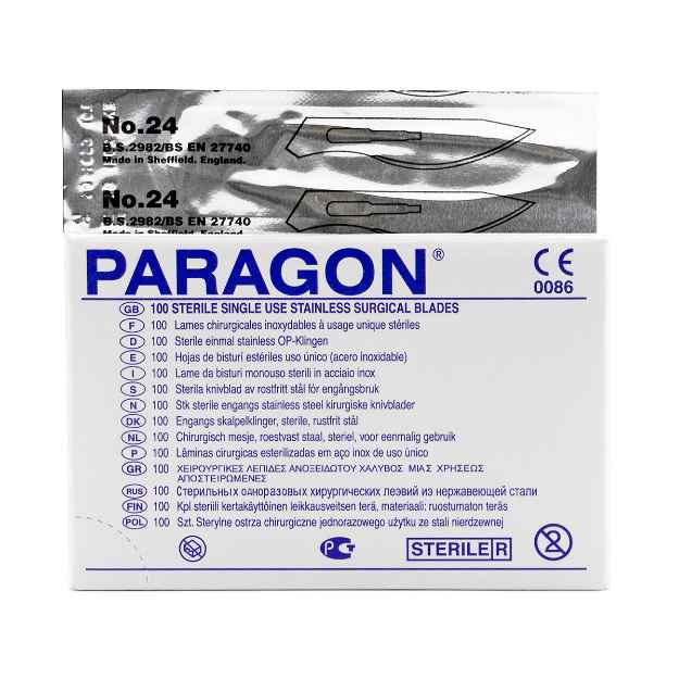 Picture of SCALPEL BLADES SS PARAGON #24 - 100s