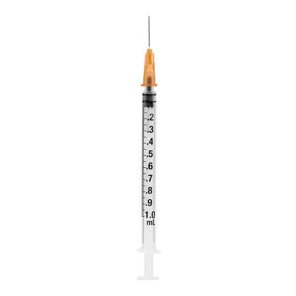 Picture of SYRINGE & NEEDLE LS 1cc 25g x 5/8in(SP) - 100's