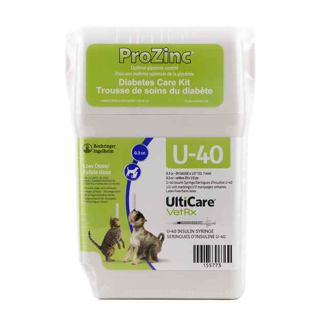 Picture of PROZINC INSULIN SHARPS CONTAINER PLUS 100  U40 x 0.3ml SYRINGES