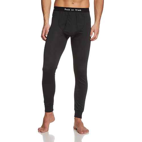 Picture of BACK ON TRACK HUMAN LONG JOHNS MAN Black - X Large