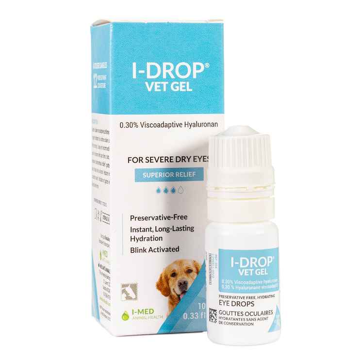 Picture of I-DROP VET GEL 0.30% Viscoadaptive Hyaluronan EYE DROPS - 0.33oz/10ml