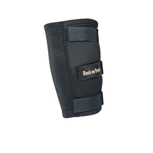 Picture of BACK ON TRACK EQUINE KNEE BOOT BLACK MEDIUM - Pair