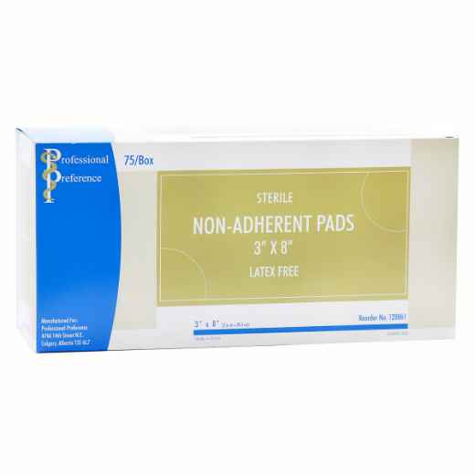 Picture of PAD NON-ADHERENT STERILE (PROF PREF) 3in x 8in - 75/box