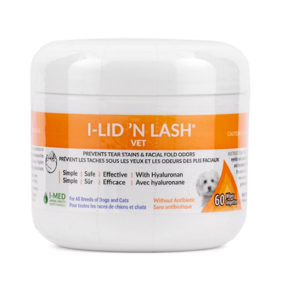 Picture of I-LID N LASH VET HYGIENE WIPES - 60 wipes