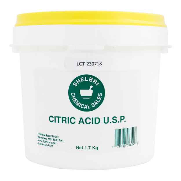 Picture of CITRIC ACID  POWDER - 1.7kg pail