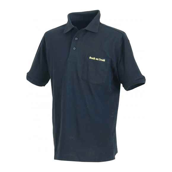 Picture of BACK ON TRACK HUMAN POLO SHIRT UNISEX BLACK - X Large