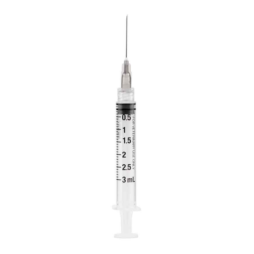 Picture of SYRINGE & NEEDLE LL 3cc 22g x 1in (SP) - 100s
