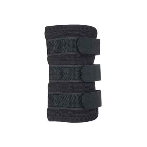 Picture of BACK ON TRACK DOG LEG WRAP with VELCRO STRAPS Black 18cm x 14cm - Pair