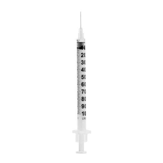 Picture of INSULIN SYRINGE SOL-M U100 1.0ml 30g x 1/2in - 100s