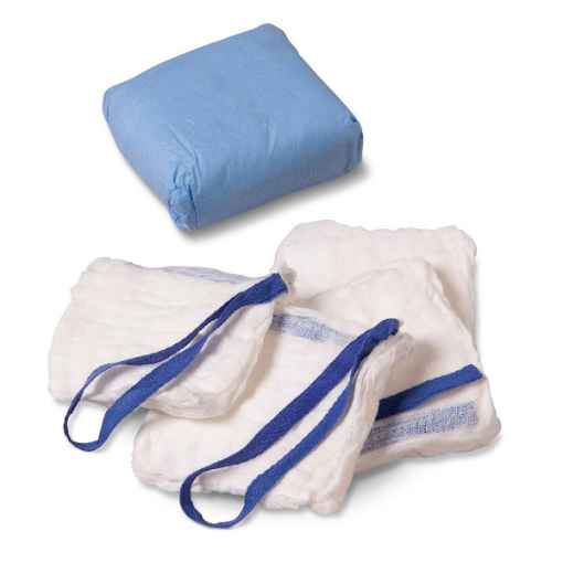 Picture of LAPAROTOMY SPONGE STERILE 4ply 18in x 18in - 5/pkg