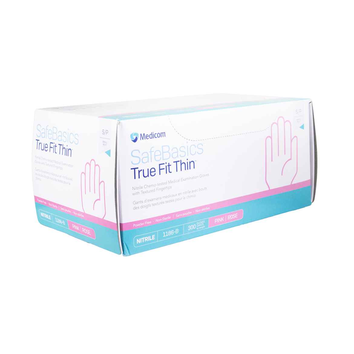 Picture of GLOVES NITRILE POWDER FREE PINK SMALL - 300/box