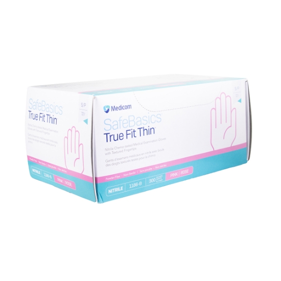 Picture of GLOVES NITRILE POWDER FREE PINK SMALL - 300/box