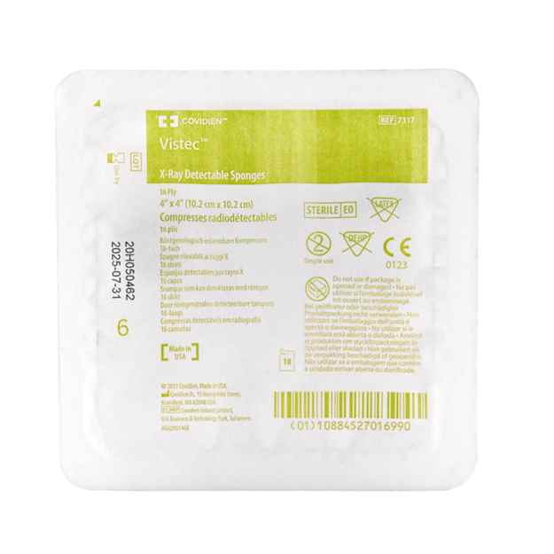 Picture of VISTEC STERILE RADIOPAQUE 4in x 4in SPONGE - 128s