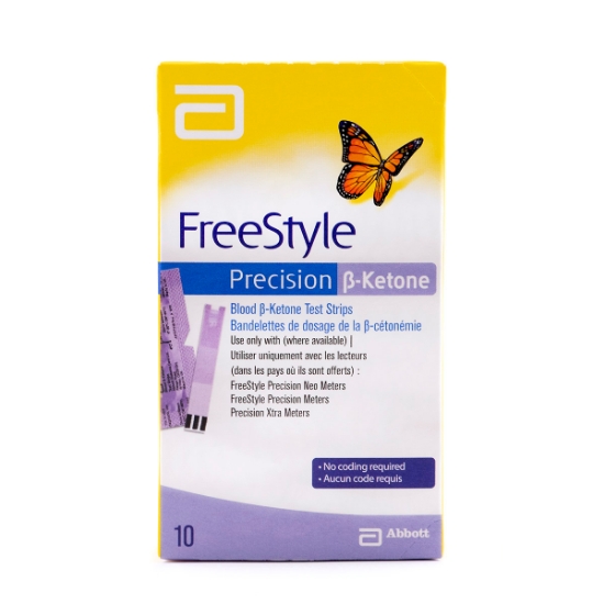 Picture of FREESTYLE PRECISION KETONE STRIPS - 10/pkg