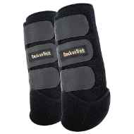 Picture of BACK ON TRACK EQUINE EXERCISE BOOTS FRONT BLACK SMALL- Pair