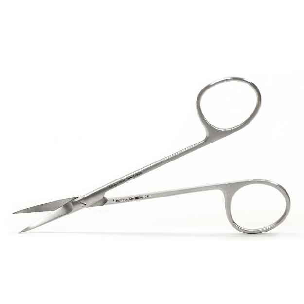 Picture of MILTEX IRIS SCISSORS CURVED 4 1/2in (5-306)