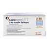 Picture of INSULIN SYRINGE & NEEDLE CAREPOINT 40iu 1/2cc 29g x 1/2in - 100`s