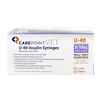 Picture of INSULIN SYRINGE & NEEDLE CAREPOINT 40iu 3/10cc 29g x 1/2in - 100`s