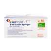 Picture of INSULIN SYRINGE & NEEDLE CAREPOINT 40iu 1cc 29g x 1/2in - 100`s