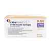 Picture of INSULIN SYRINGE & NEEDLE CAREPOINT 100iu 3/10cc 29g x 1/2in - 100`s