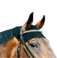 Picture of BACK ON TRACK EQUINE HEAD CAP BLACK - Medium/Large