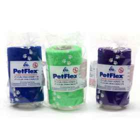 Show details for PETFLEX BANDAGE COLORPACK 4in x 5yds - 18/pkg Picture of PETFLEX BANDAGE COLORPACK 4in x 5yds - 18/pkg