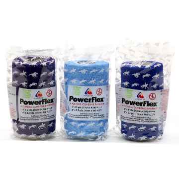 Show details for POWERFLEX EQUINE BANDAGE COLORPACK 4in x 5yds - 18/pkg Picture of POWERFLEX EQUINE BANDAGE COLORPACK 4in x 5yds - 18/pkg