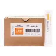 Picture of INSULIN SAFETY SYRINGE SOL-CARE U100 0.5ml 30g x 5/16in - 100s