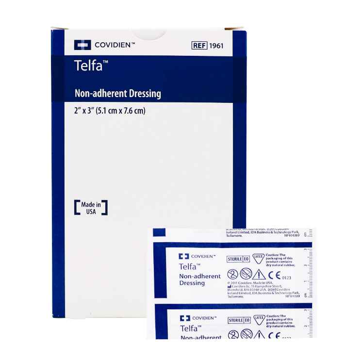 Picture of TELFA PAD NON-ADHERENT STERILE 2in x 3in - 100s 