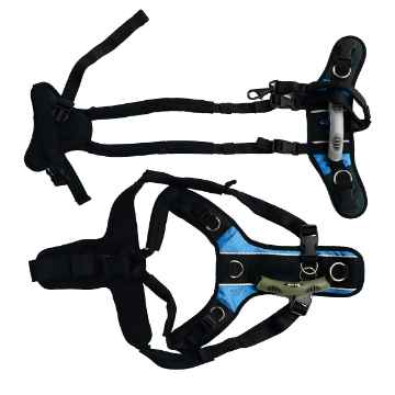 Show details for HELP EM UP U-BAND HARNESS (Blue) LARGE 80 - 125lbs Picture of HELP EM UP U-BAND HARNESS (Blue) LARGE 80 - 125lbs
