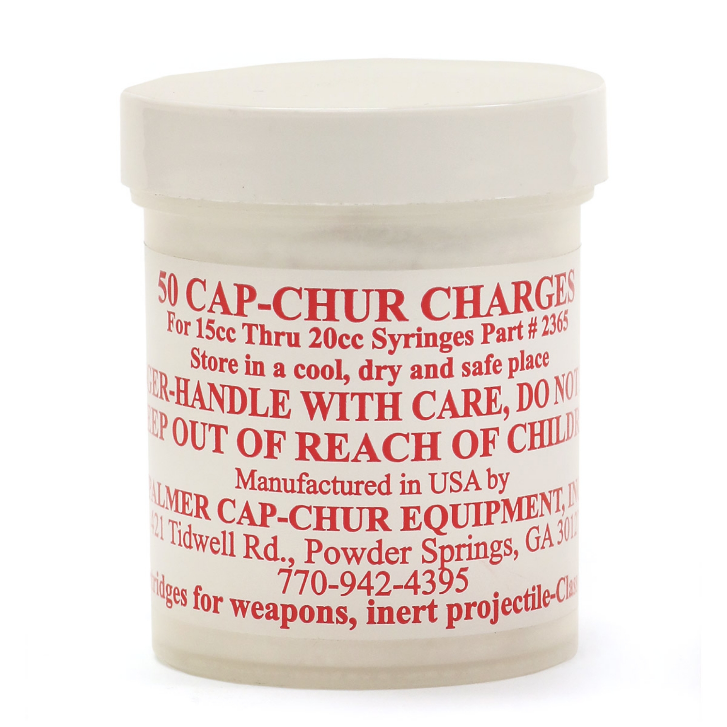 Picture of CAP-CHUR 15 to 20ml CHARGES - 50s