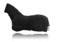 Picture of BACK ON TRACK EQUINE FLEECE RUG with NECK BLACK - 72in