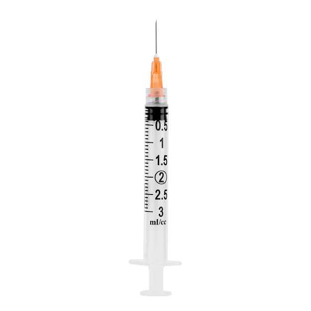 Picture of SYRINGE & NEEDLE EXEL 3cc LL 25g x 5/8in - 100s