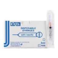 Picture of SYRINGE & NEEDLE EXEL 3cc LL 25g x 5/8in - 100s