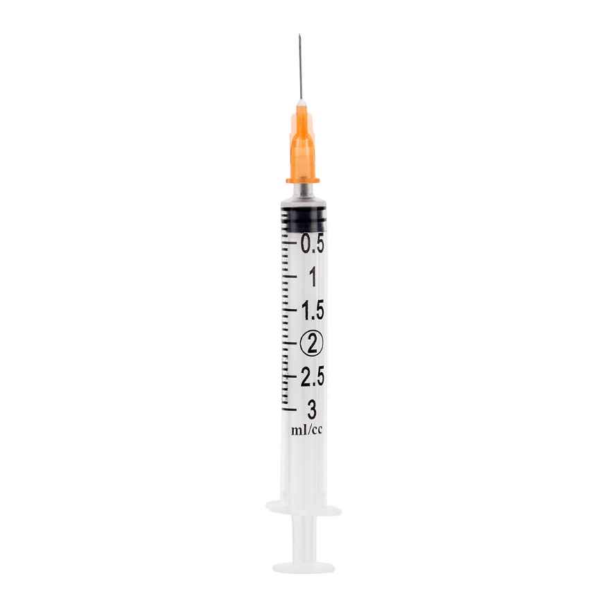 Picture of SYRINGE & NEEDLE EXEL 3cc LS 25g x 5/8in - 100s