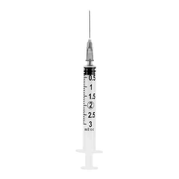 Picture of SYRINGE & NEEDLE EXEL 3cc LS 22g x 1in - 100s