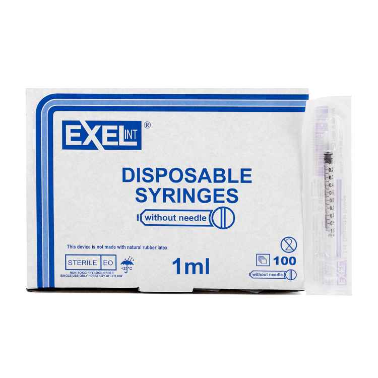 Picture of SYRINGE EXEL 1cc LS - 100s