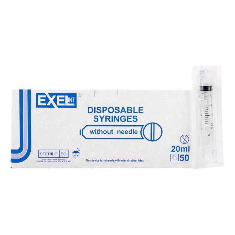 Picture of SYRINGE EXEL 20cc LS ECCENTRIC - 50s