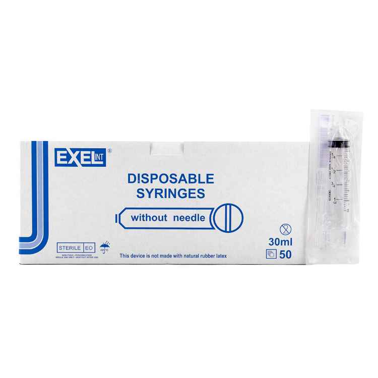 Picture of SYRINGE EXEL 30cc LL - 50s